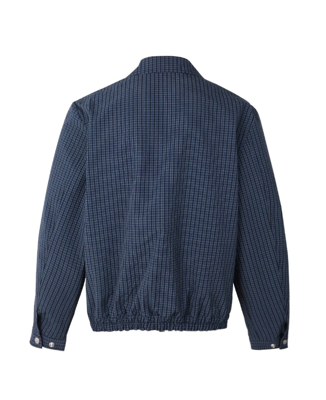 【SATIIIZ】Raz Patch Nylon Check Jacket SATIIIZ】Raz Patch Nylon Check Jacket
