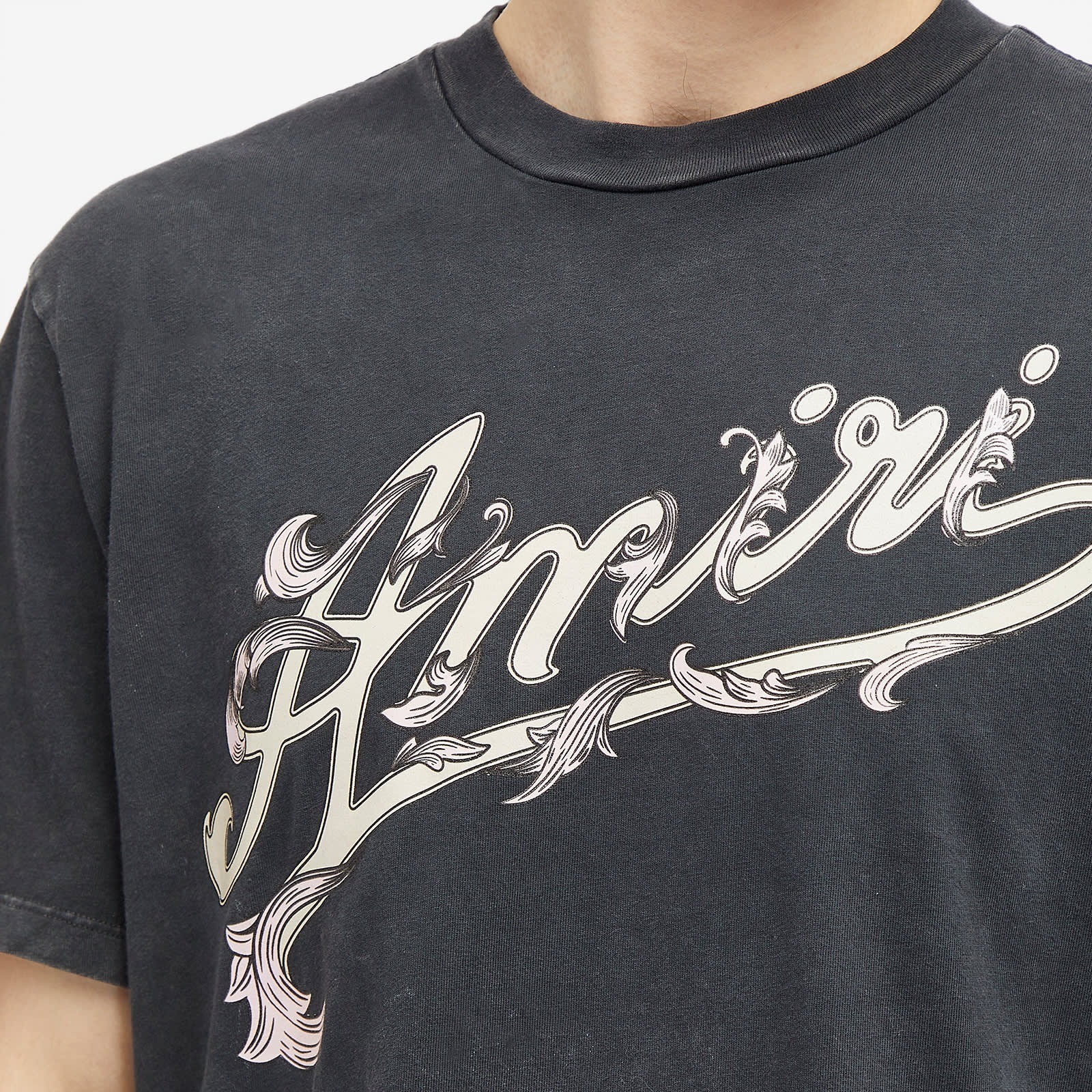 国内配送 関税送料込み AMIRI アミリ Tシャツ 半袖 ロゴ 黒