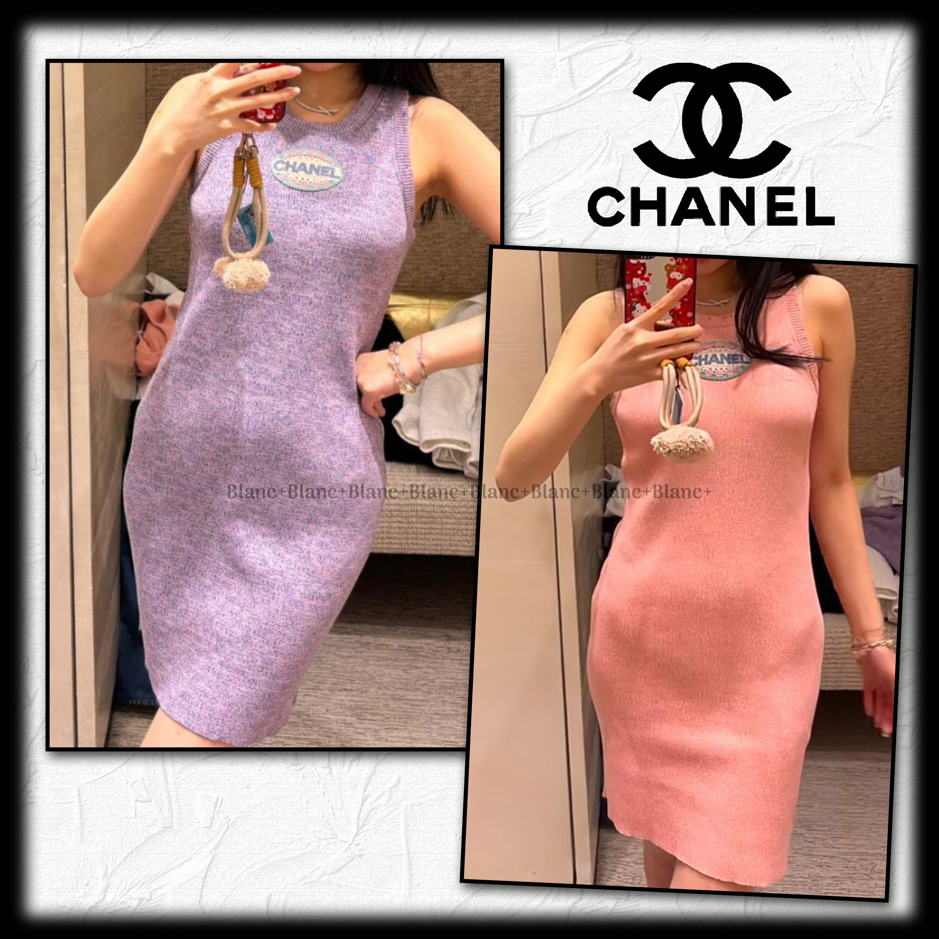 ロゴが可愛い♡【CHANEL】ワンピース