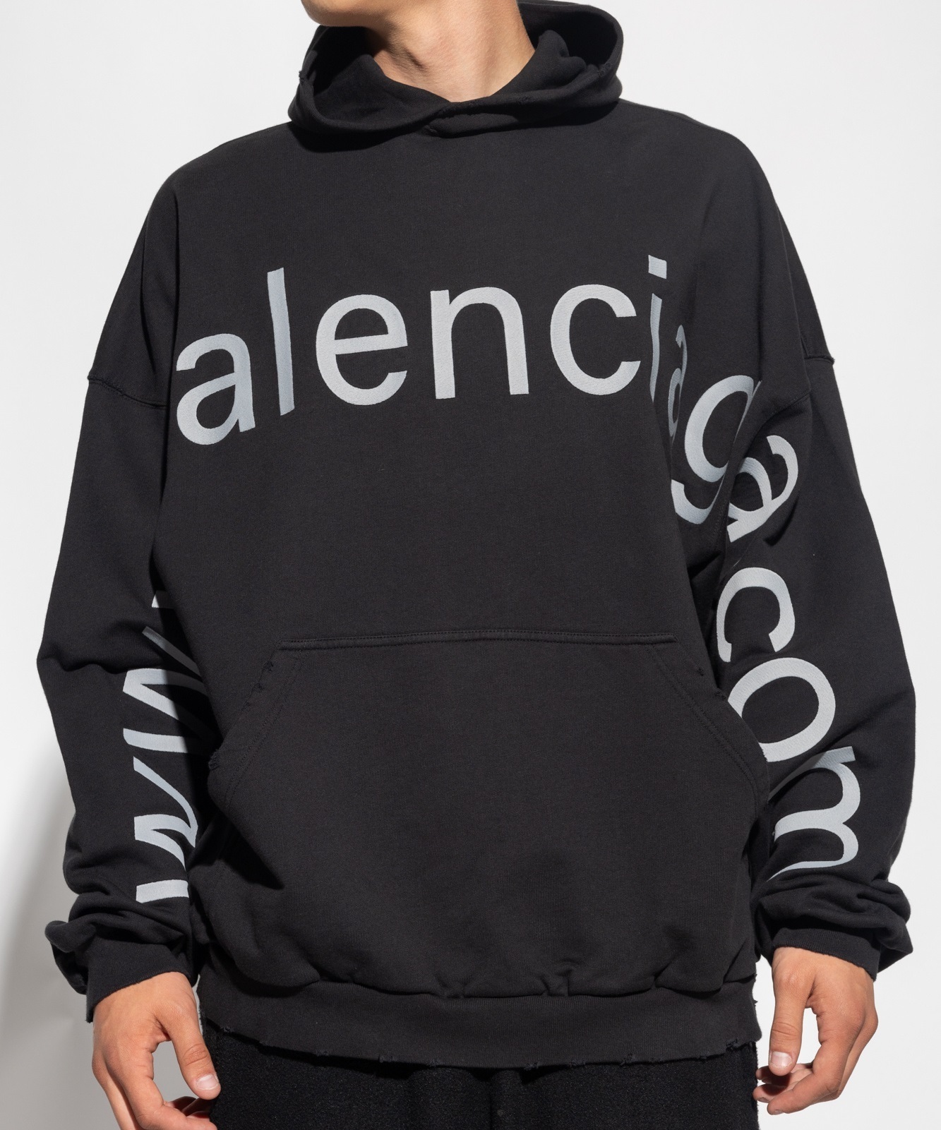 BALENCIAGA ビックロゴ オーバーサイズ パーカー