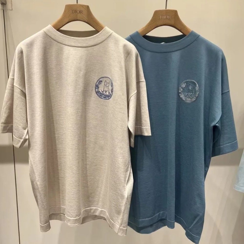 【残りわずか★】DIOR AND HYLTON NEL ニットTシャツ 大注目コラボ！】Dior☆DIOR AND HYLTON NEL ニットTシャツ