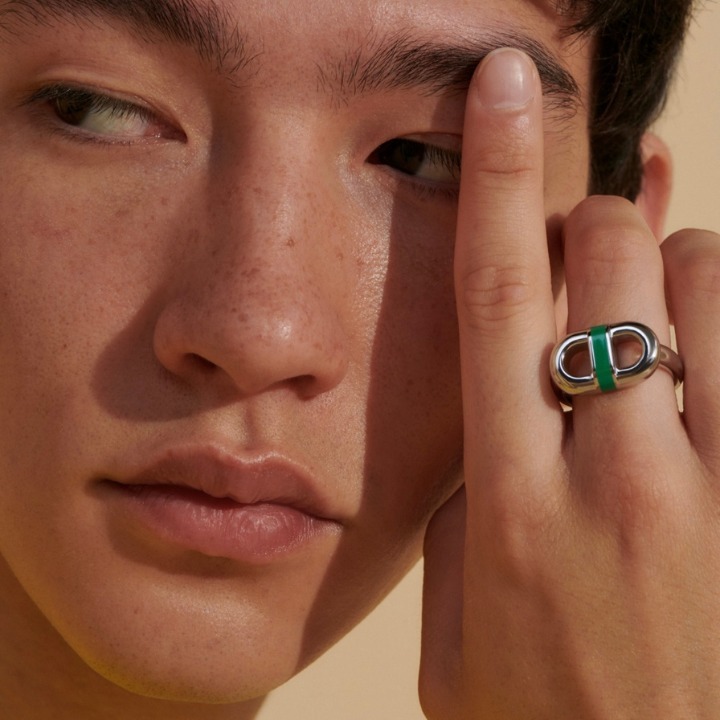 【HERMES】シンプルな可愛さ！ ☆ マイヨンリング ☆ org.jpg