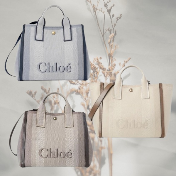 【CHLOE】クロエ キャリー キャンバス入り トートバッグ