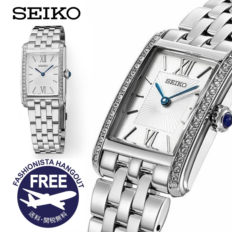 SEIKO ESSENTIALS セイコー TWO-TONE STAINLESS LADIES WATCH