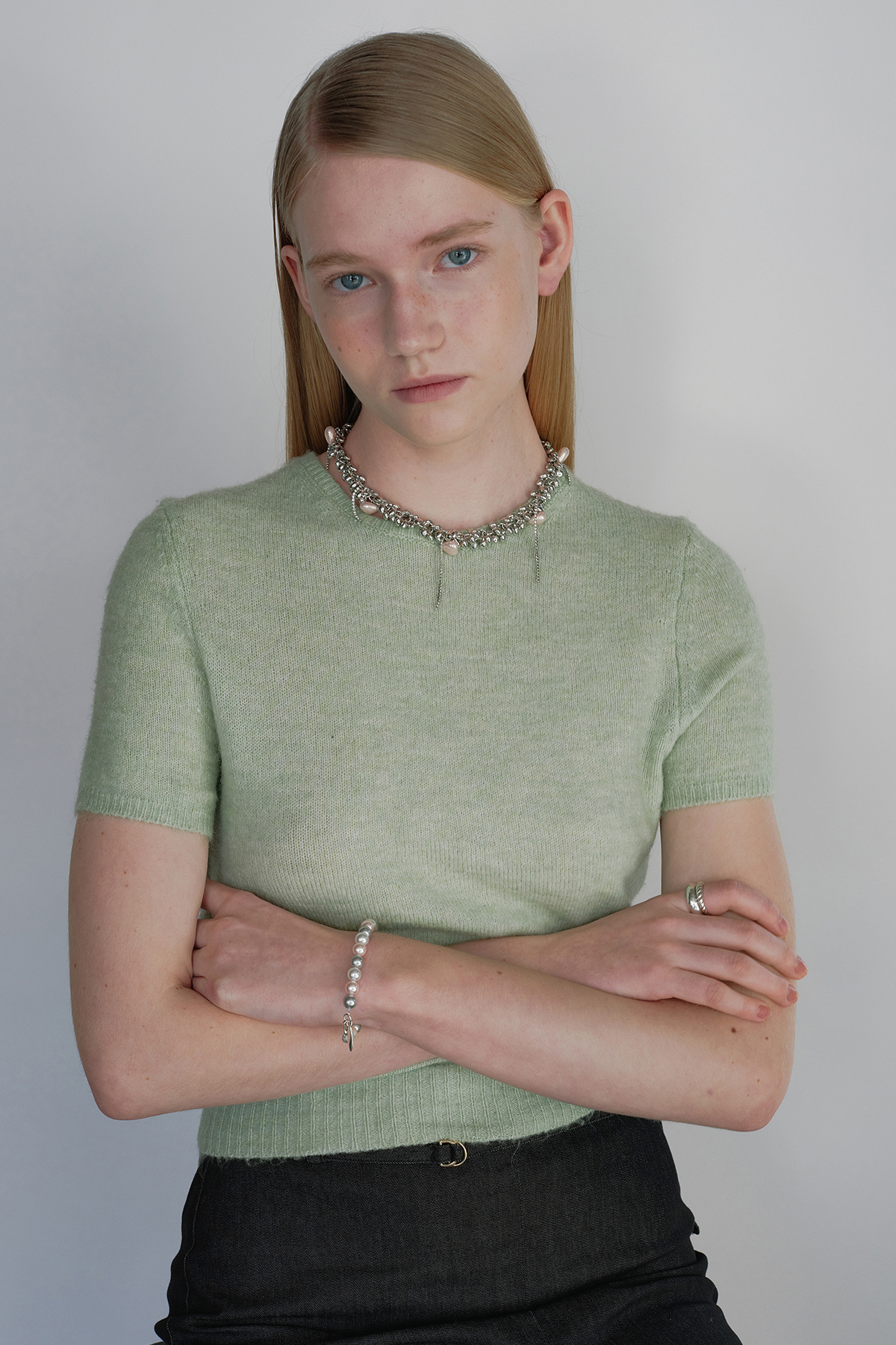 《MONDAY EDITION》 Blushing Pearls Bracelet