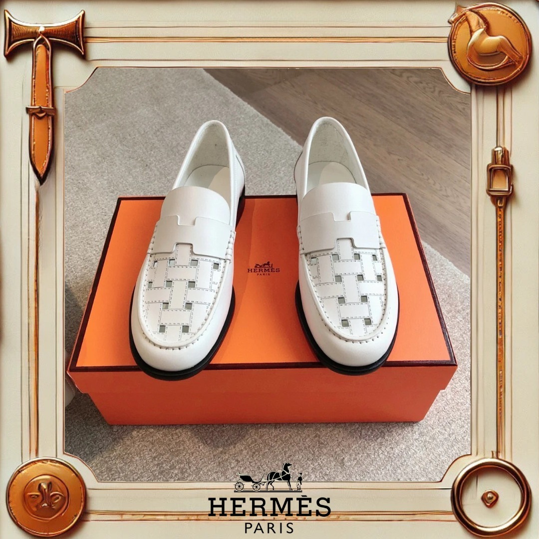 【日本未入荷カラー！】HERMES ローファー Kennedy