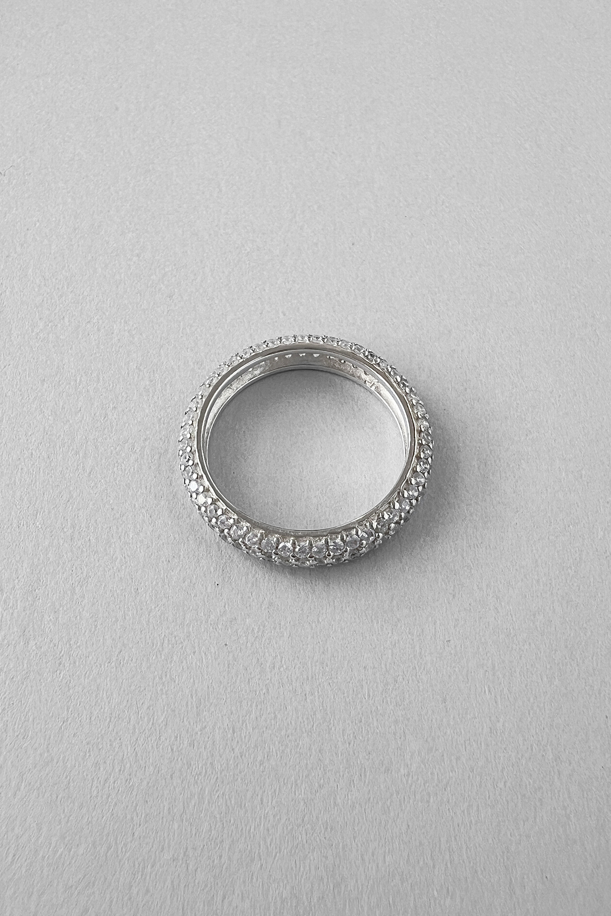 《MONDAY EDITION》 Pave Cubic Dome Ring