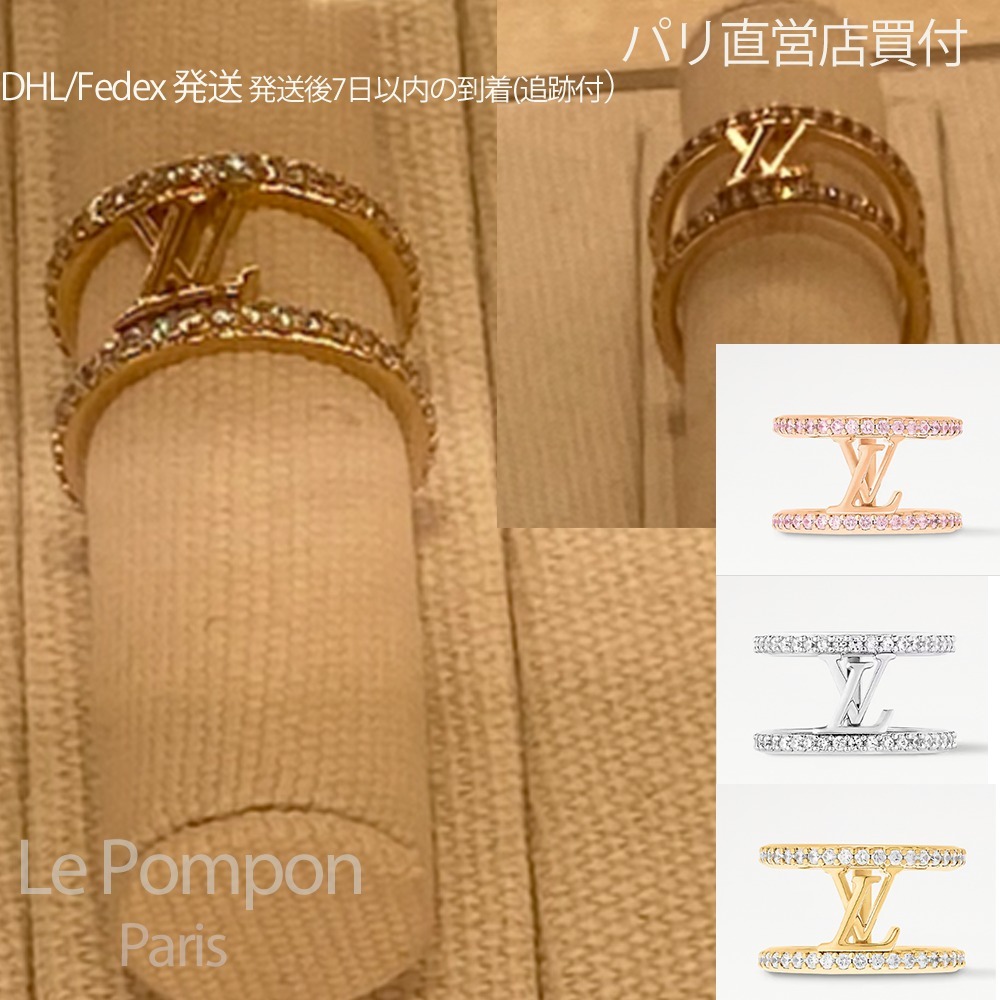 LouisVuitton☆リングLV アイコニック ストラス _パリ発