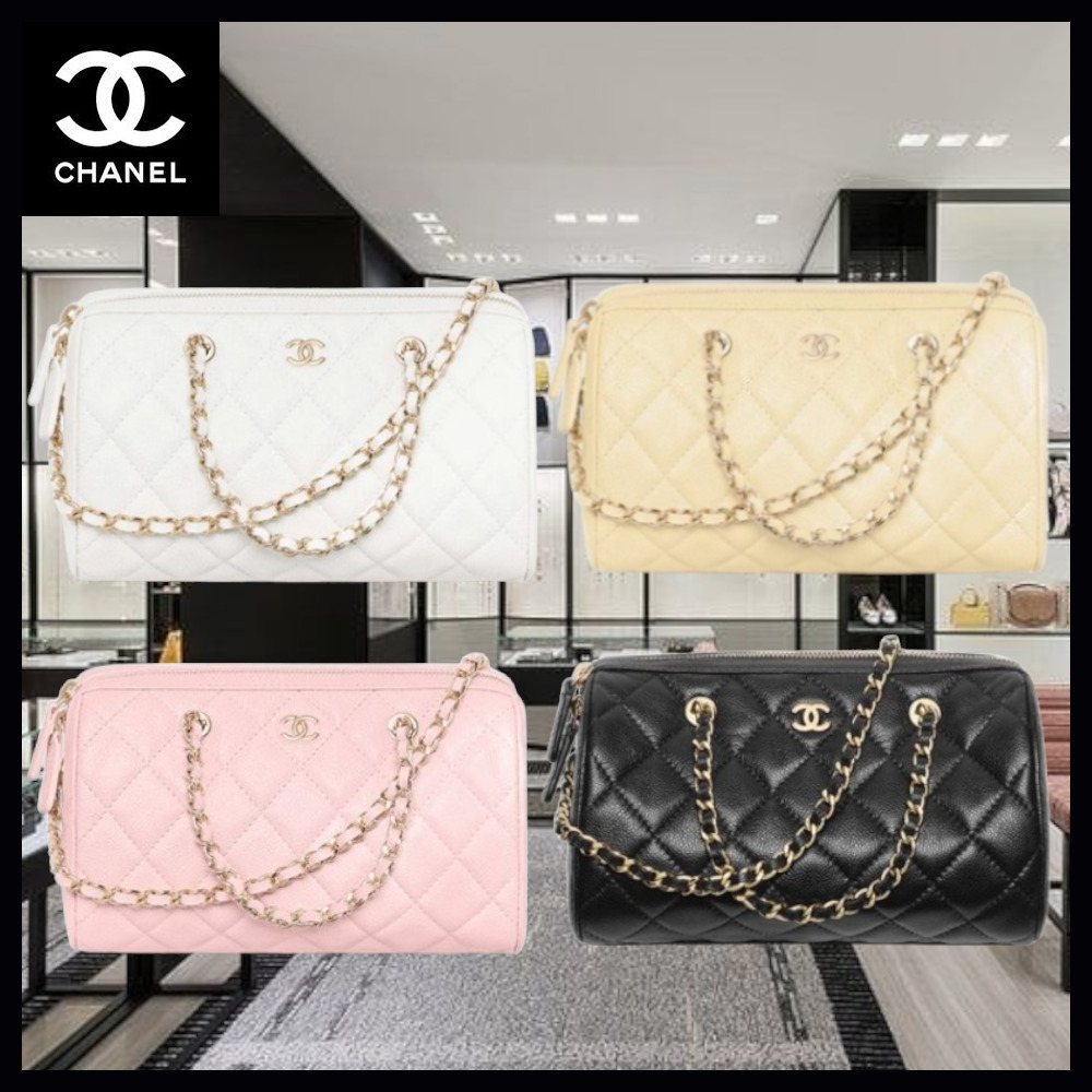 【幅広く使えるデザイン☆】CHANEL ダブルチェーンバッグ☆