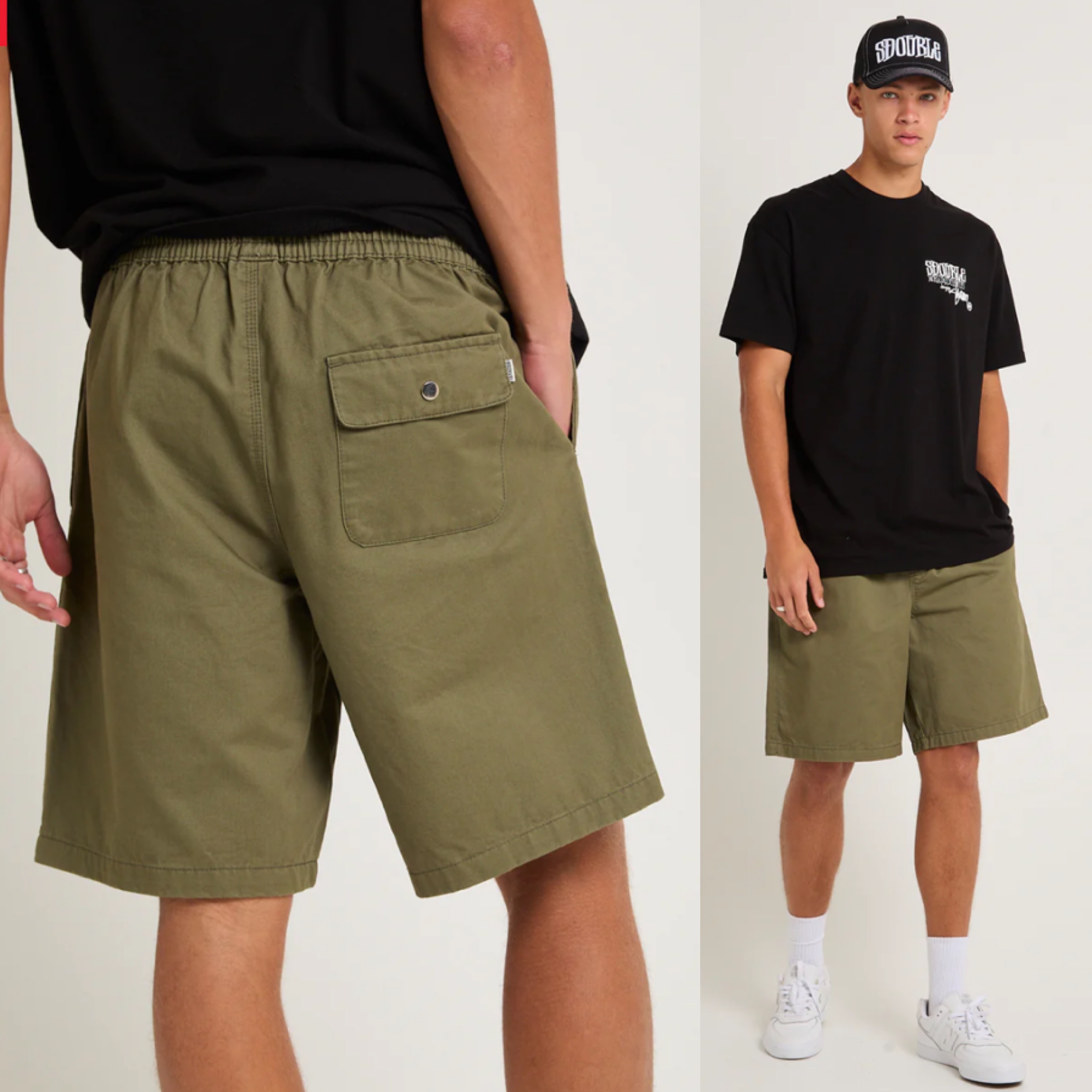 M】S/Double エスダブル ショートパンツ ズボン 新品【国内未