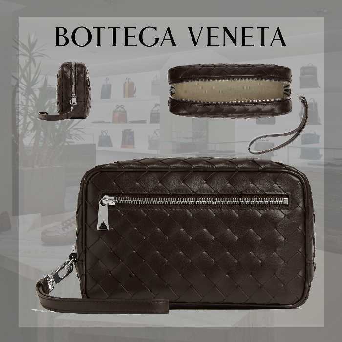 BOTTEGA VENETA◆イントレチャート スモールリストレット ポーチ
