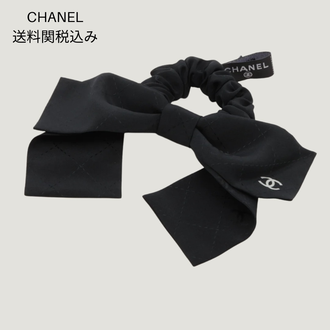VINTAGE★CHANEL ココマーク シュシュ ★ABランク