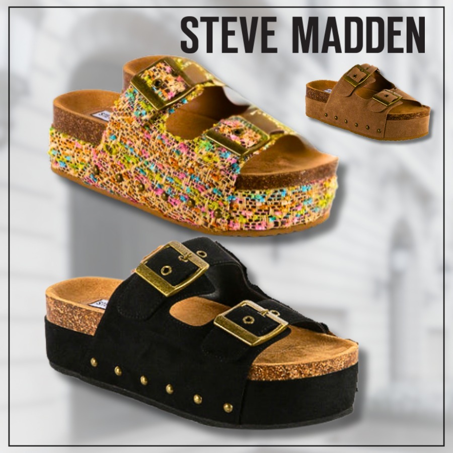 【追跡あり】Steve Madden deceptiv 厚底サンダル★スタイルUp！