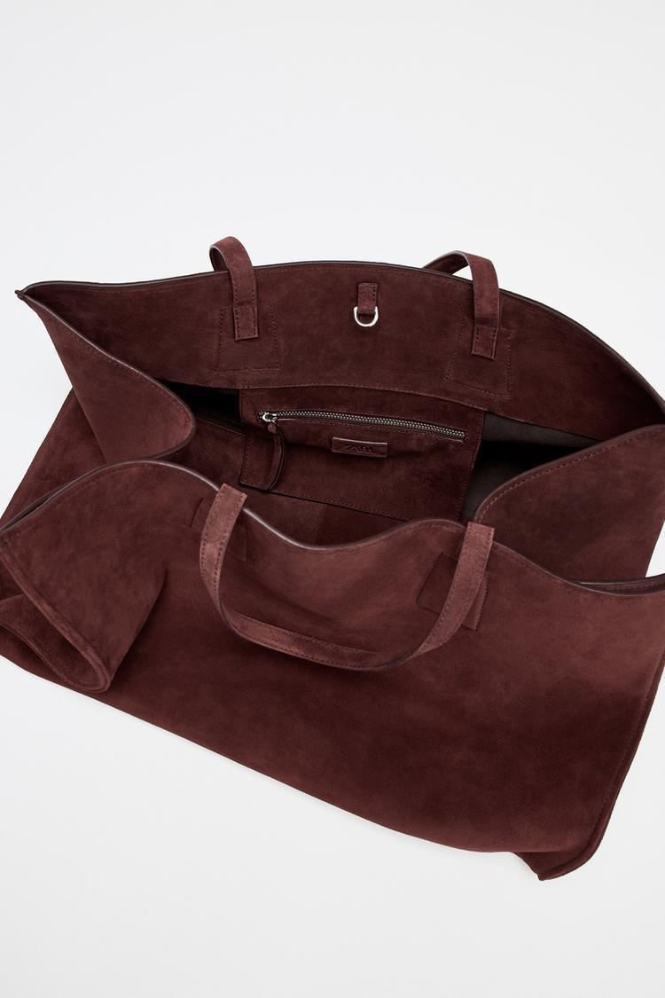 【ZARA】レザーマキシショッパートート 6093/510/624 ZARA】レザーマキシショッパートート 6093/510/624 トートバッグ