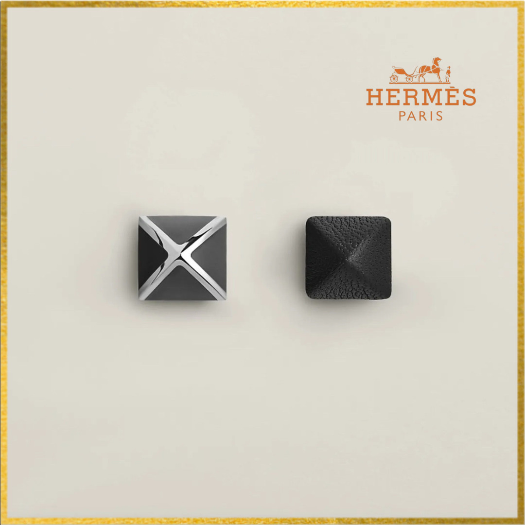 【シンプルお洒落】◆HERMES◆Medor Gaine イヤリング