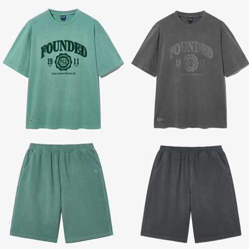 【FILA】 セットアップ 半袖 Tシャツ & ハーフパンツ R5556