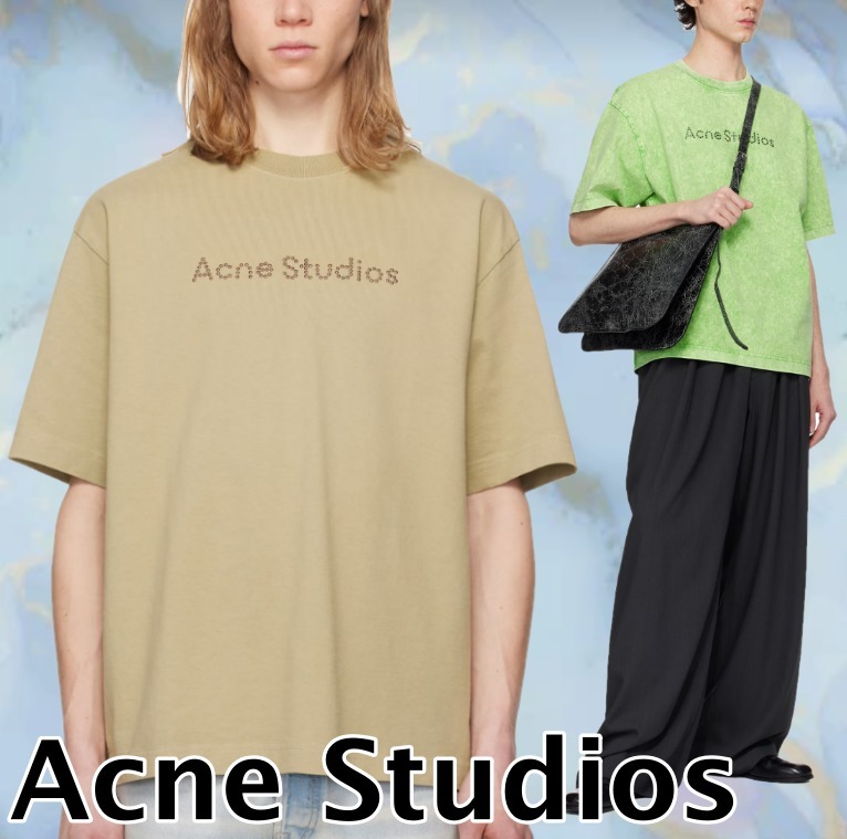 【Acne Studios】リラックスフィット ロゴ Tシャツ