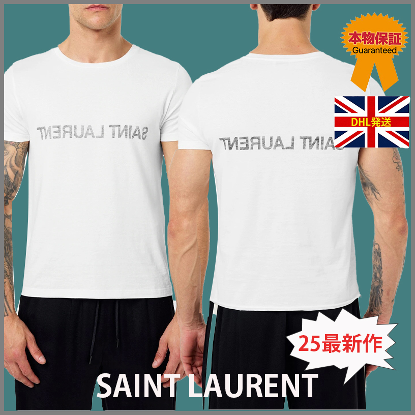 【SAINT LAURENT】25最新作★REVERSE Tシャツ