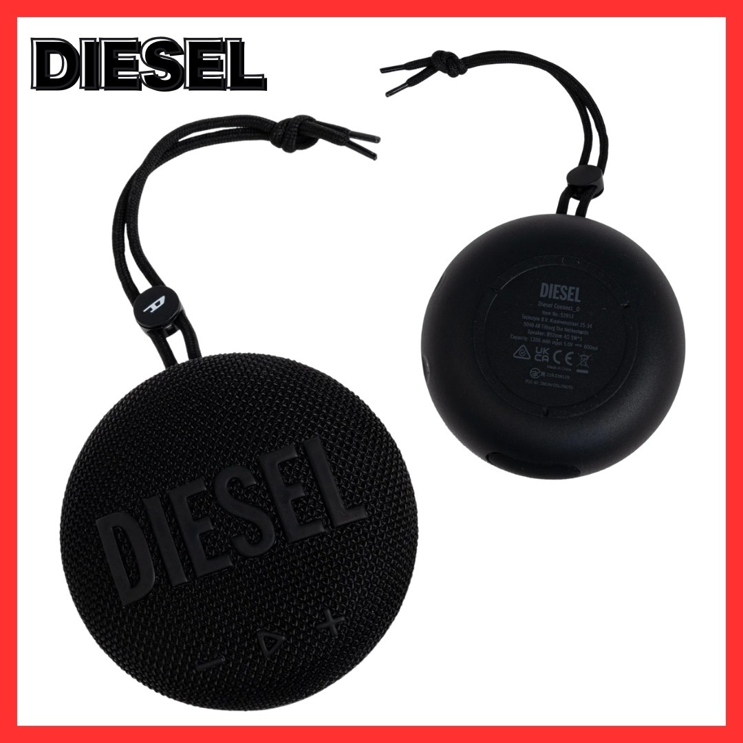 【関税込*Diesel】ロゴ エンボス ワイヤレス スピーカー
