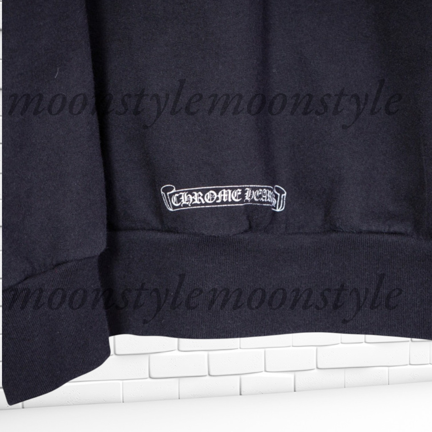 CHROME HERATS★クロムハーツ 1988フードティー Bランク BUYMA VINTAGE 中古 CHROME HERATS☆クロムハーツ 1988フード