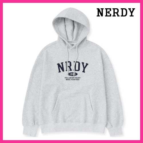 【NERDY】 ARCH LOGO PULLOVER HOODIE(25SS) R5563
