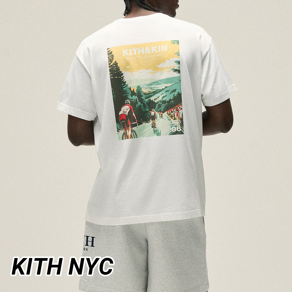 ◆KITH NYC◆Cycling Poster 半袖 Tシャツ 送料込