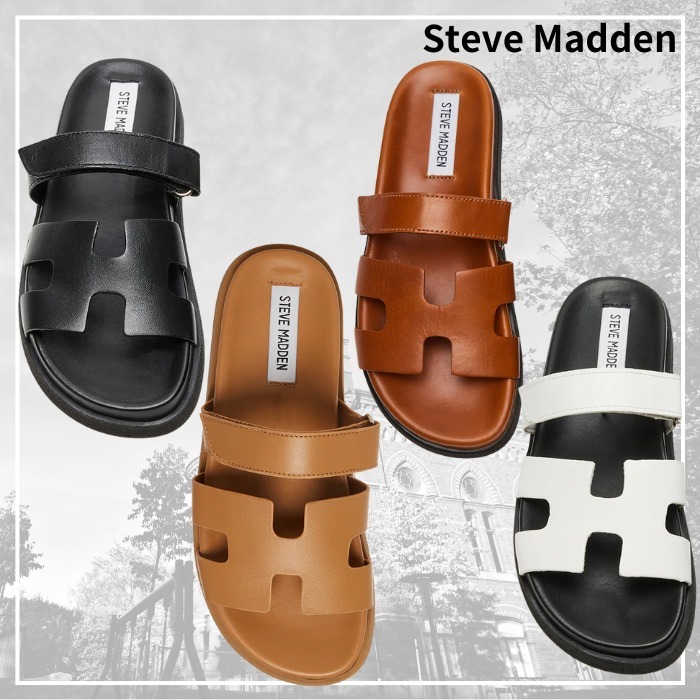 目を引く★Steve Madden★メイヴン 革サンダル 履き心地◎