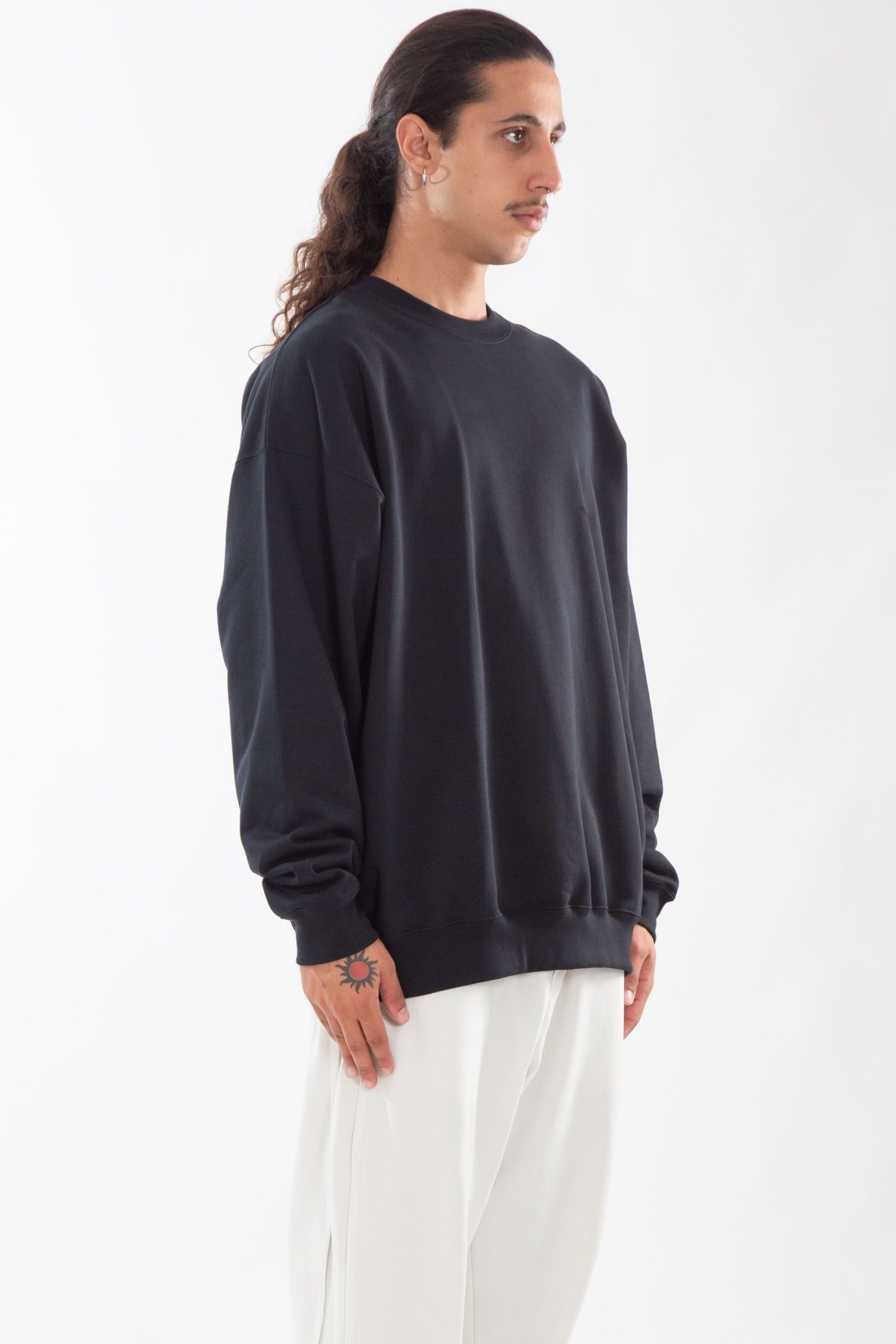 大人気！Y-3 シンプルデザイン ロゴ クルーネック スウェット