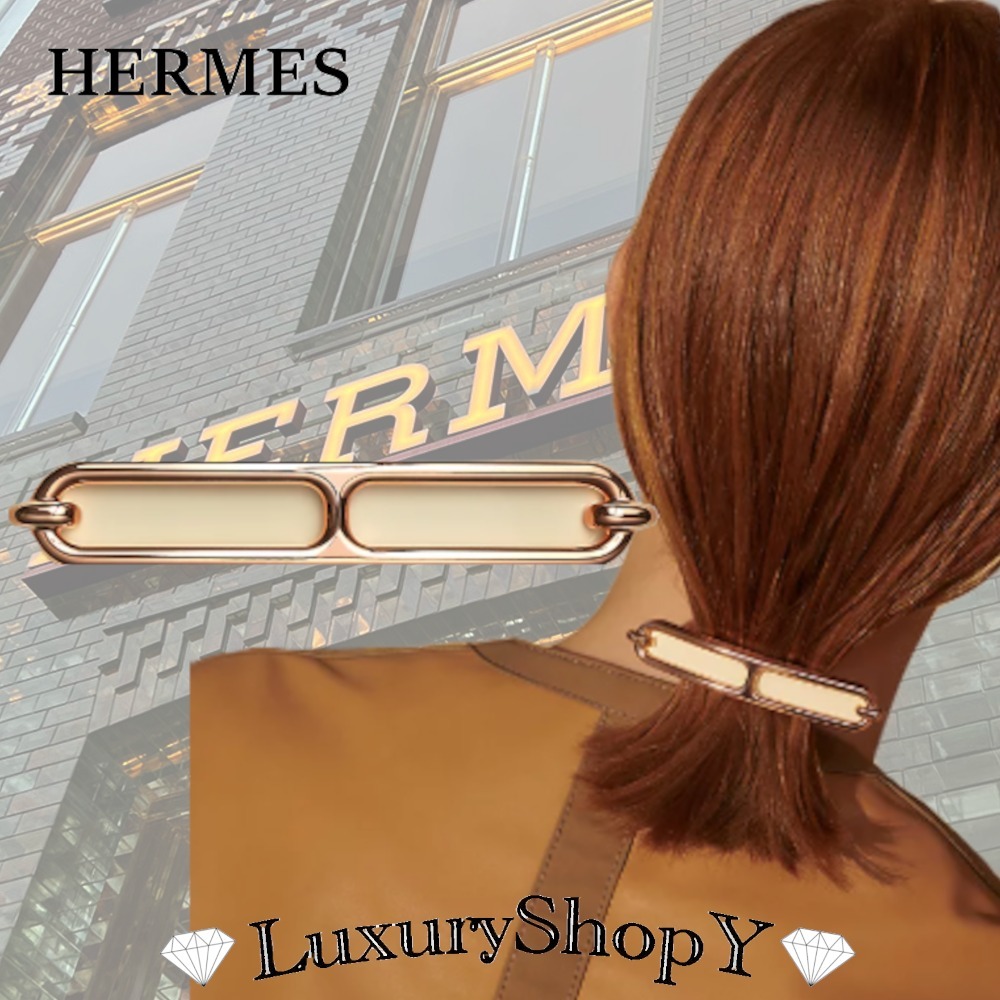 【人気】エルメス ルーリスPMヘアクリップ
