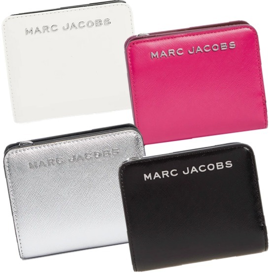 Marc Jacobs ロゴ ミニ コンパクト 2つ折り 折り畳み財布