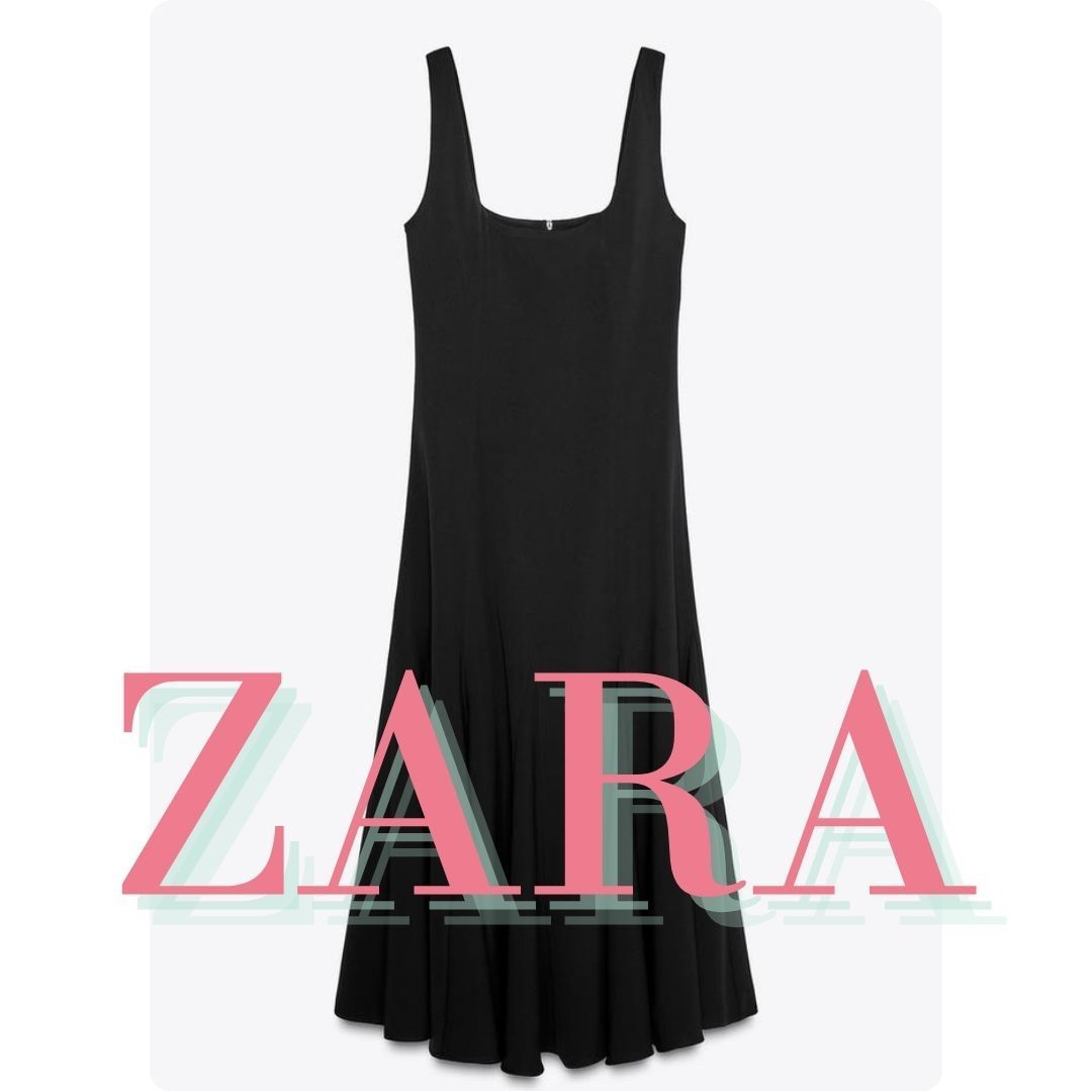 ZARA ZW COLLECTION ミディワンピース 4088/046