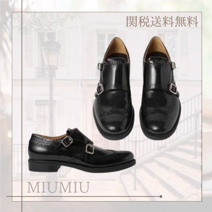 ［大人気！］MIUMIU ローファー 5E039EFM030055F0002
