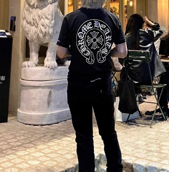 Chrome Hearts Horseshoe Logo Pocket T-Shirt クロムハーツ T