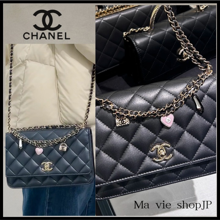 エレガント☆【CHANEL】 シャネル チェーンウォレット