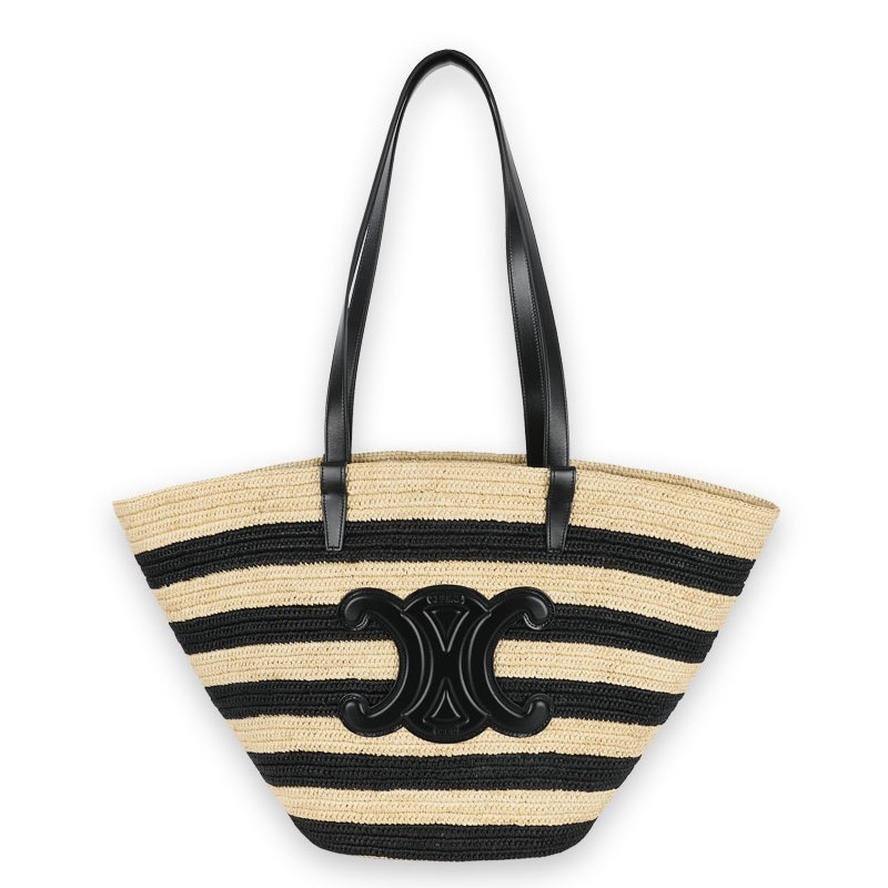 【CELINE】STRIPED COUFFIN CLASSIC PANIER BAG