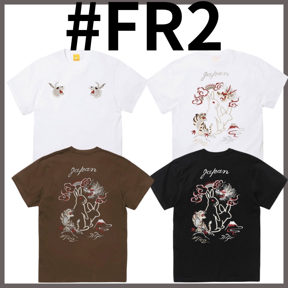 【＃FR2】Embroidery Souvenir T-shirtt Tシャツ