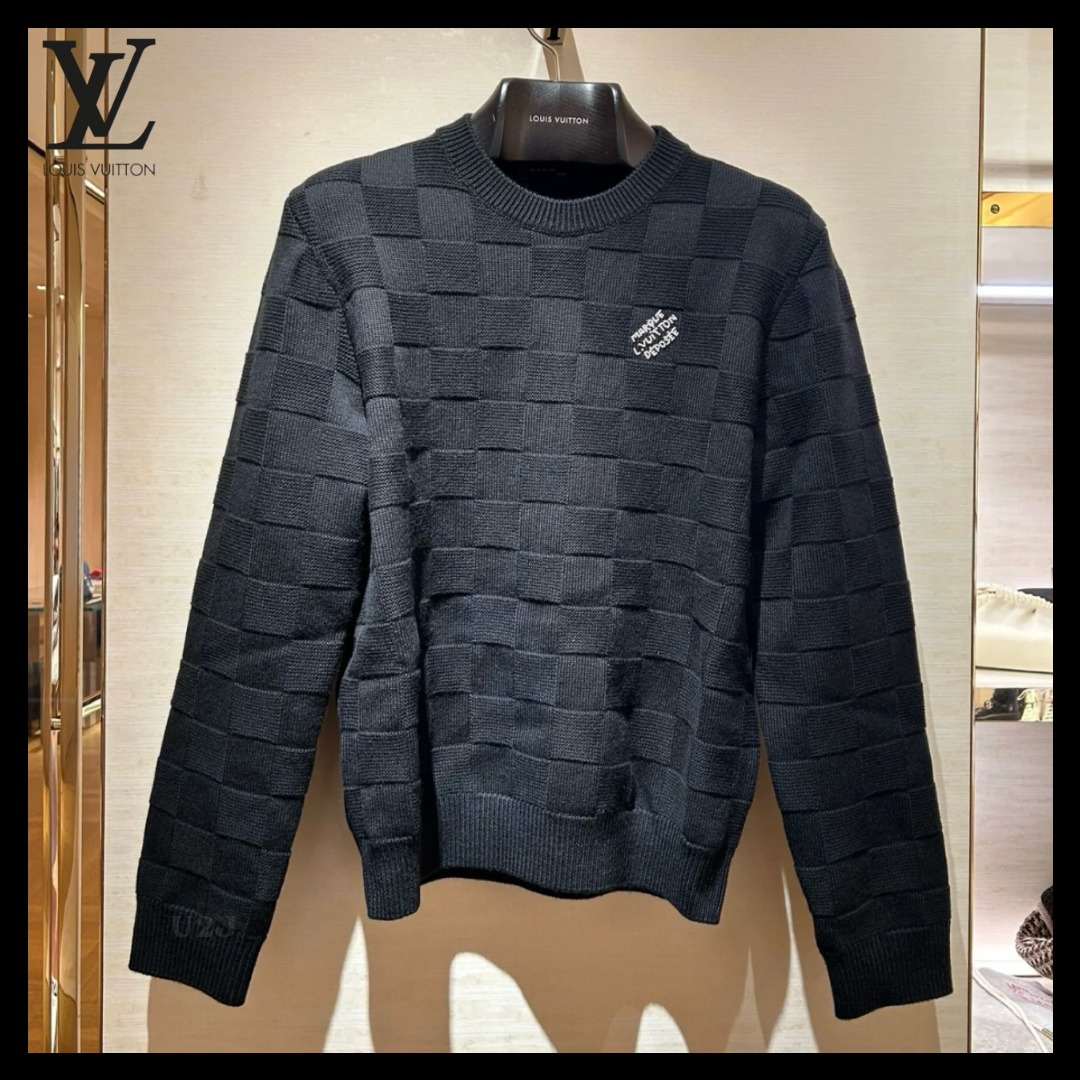 【LV◆体温調節に！】 Louis Vuitton プルオーバーセーター