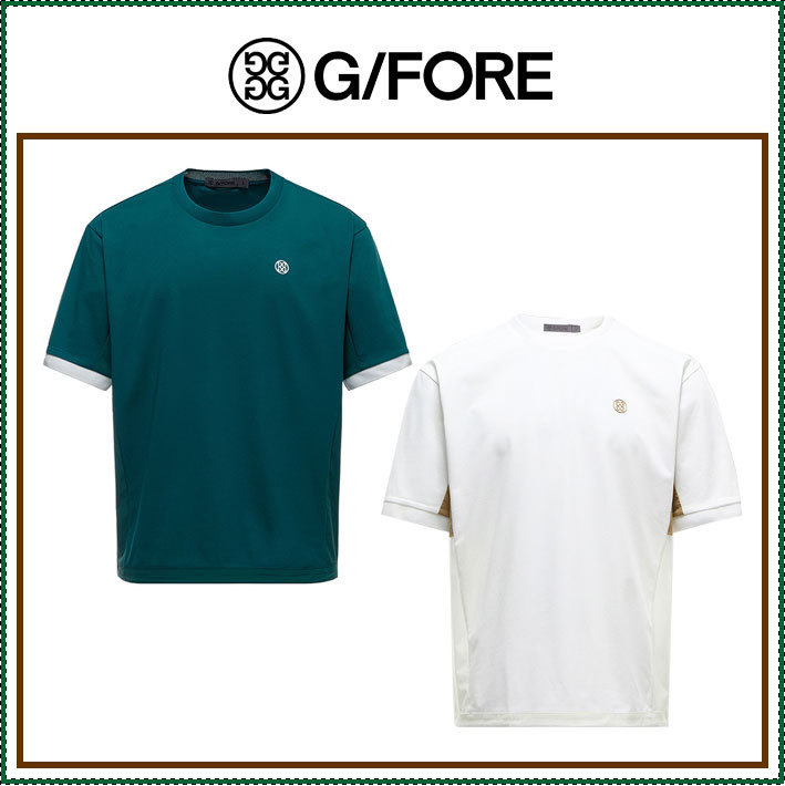 【G FORE】 COLOURBLOCK T-SHIRT(MEN) /追跡付