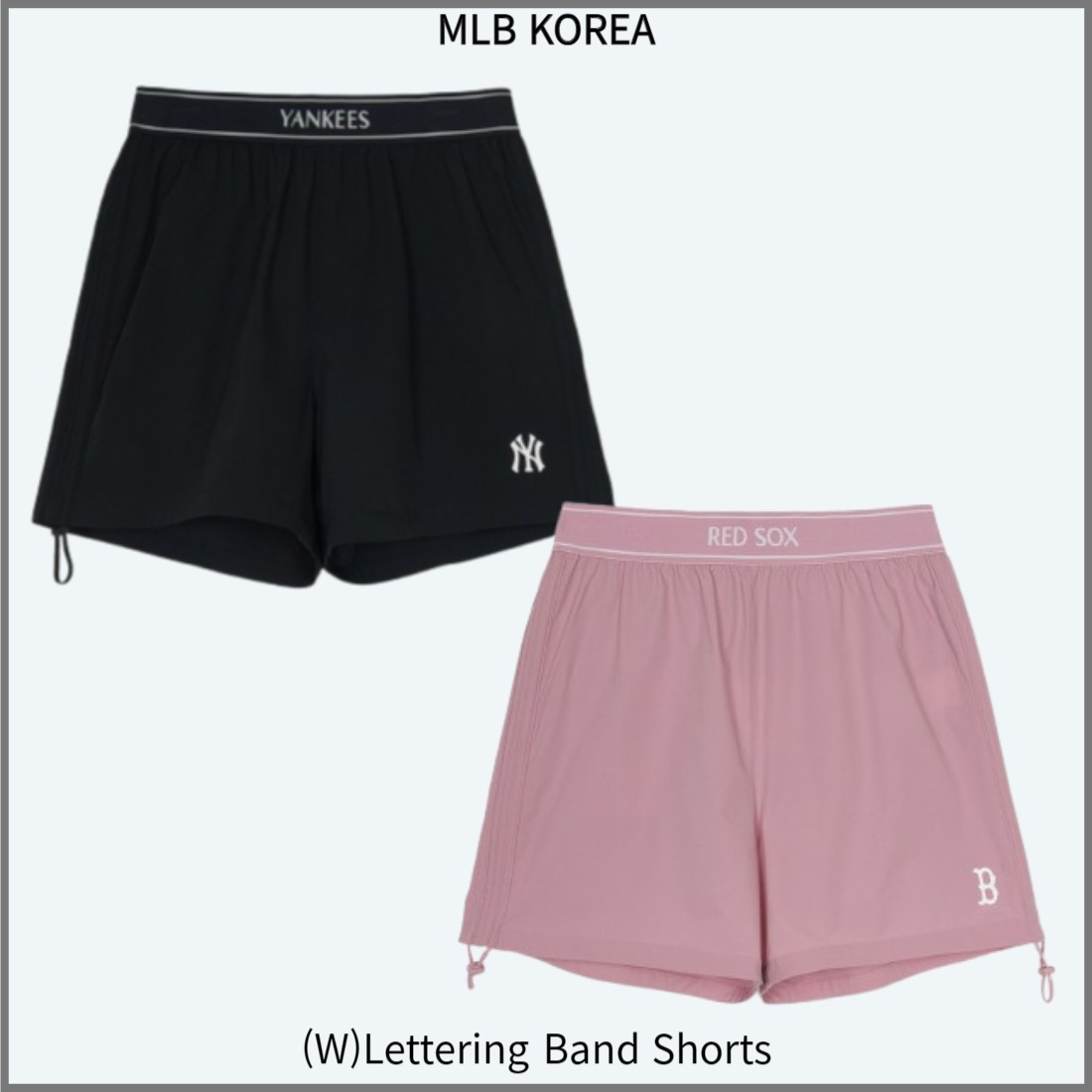 MLB■(W)Lettering Band Shorts★送料込
