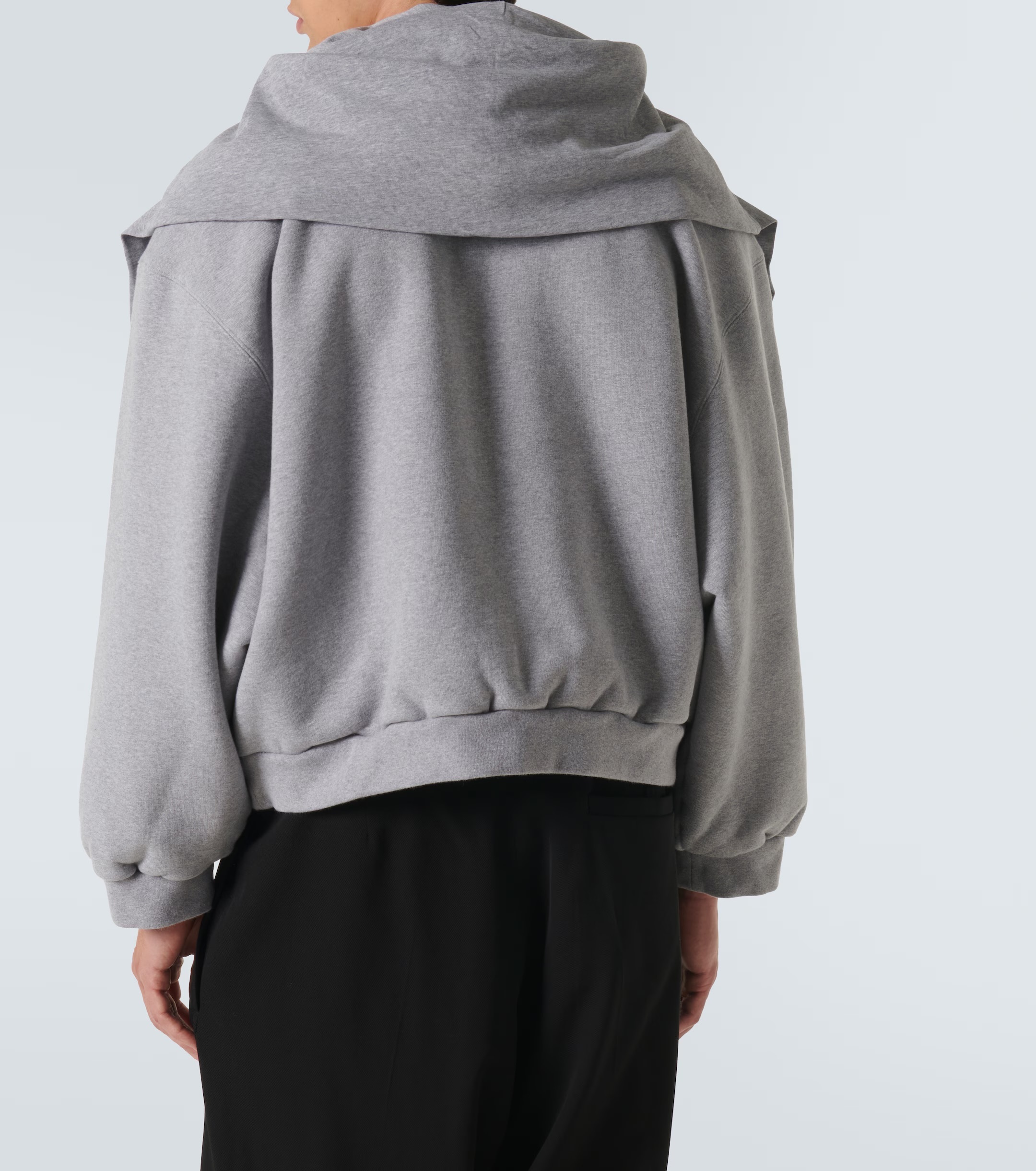 個性的♪【BALENCIAGA】Incognito コットンジャージーパーカー 個性的♪【BALENCIAGA】Incognito コットンジャージーパーカー