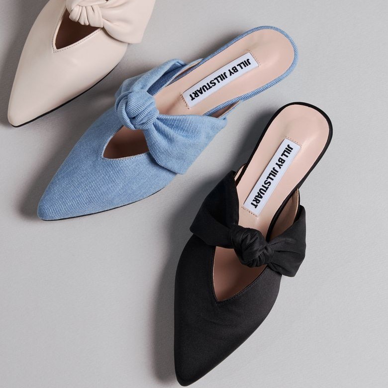 正規品・送料込み JILLSTUART [Noah] Ribbon Point Toe Mule
