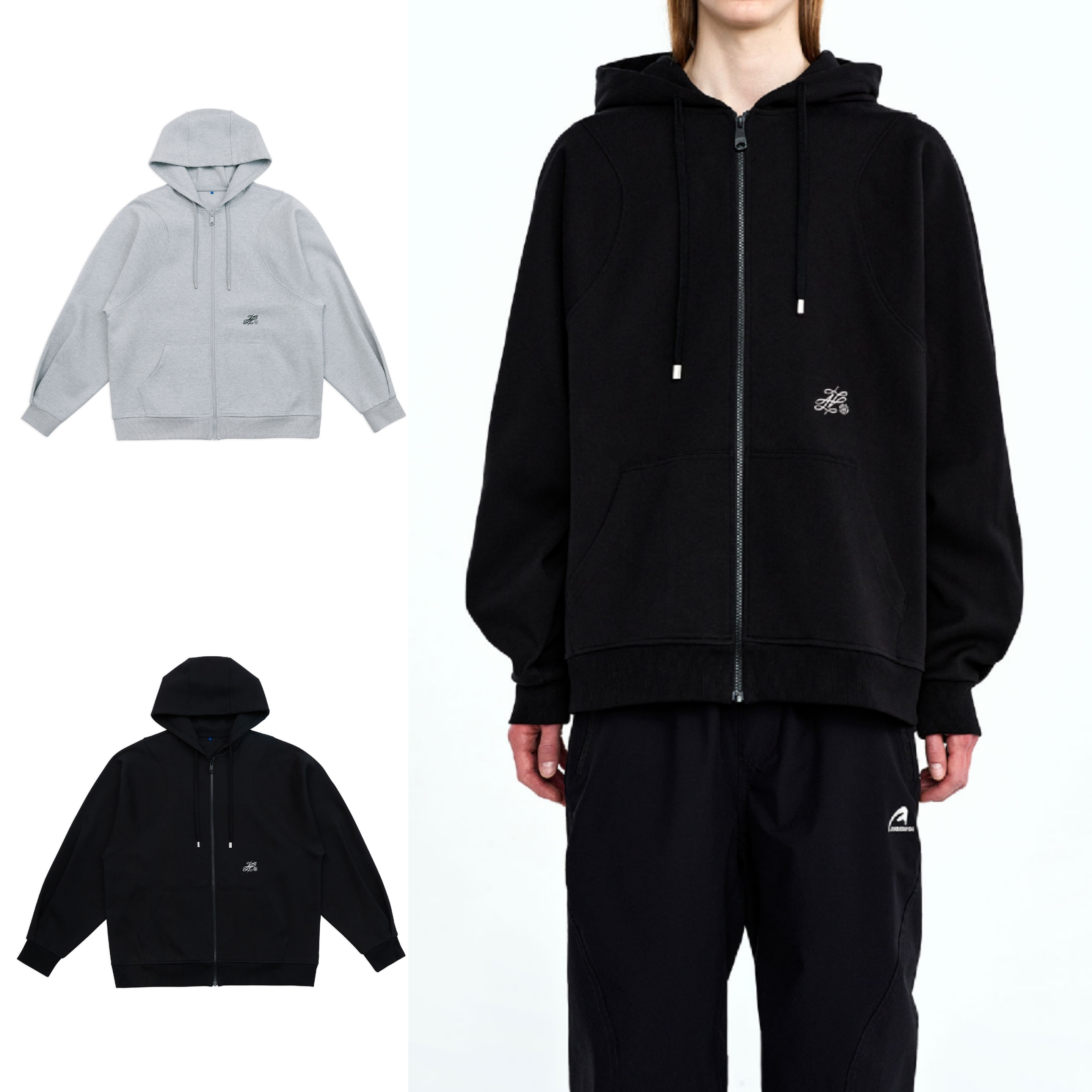 正規品・送料込み◆ADERERROR◆Dancy logo hoodie zip-up