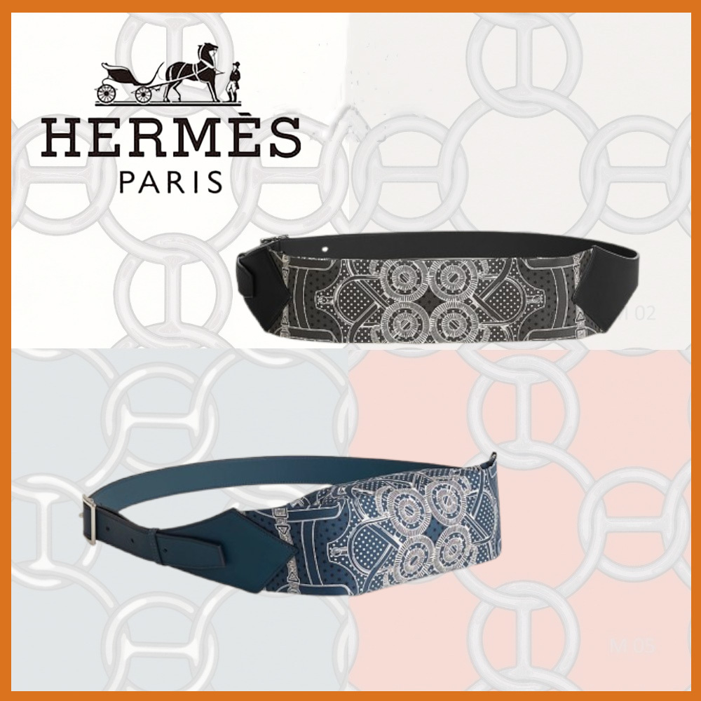 【コーデのアクセントとしても☆】HERMES Banasilk ベルトバッグ