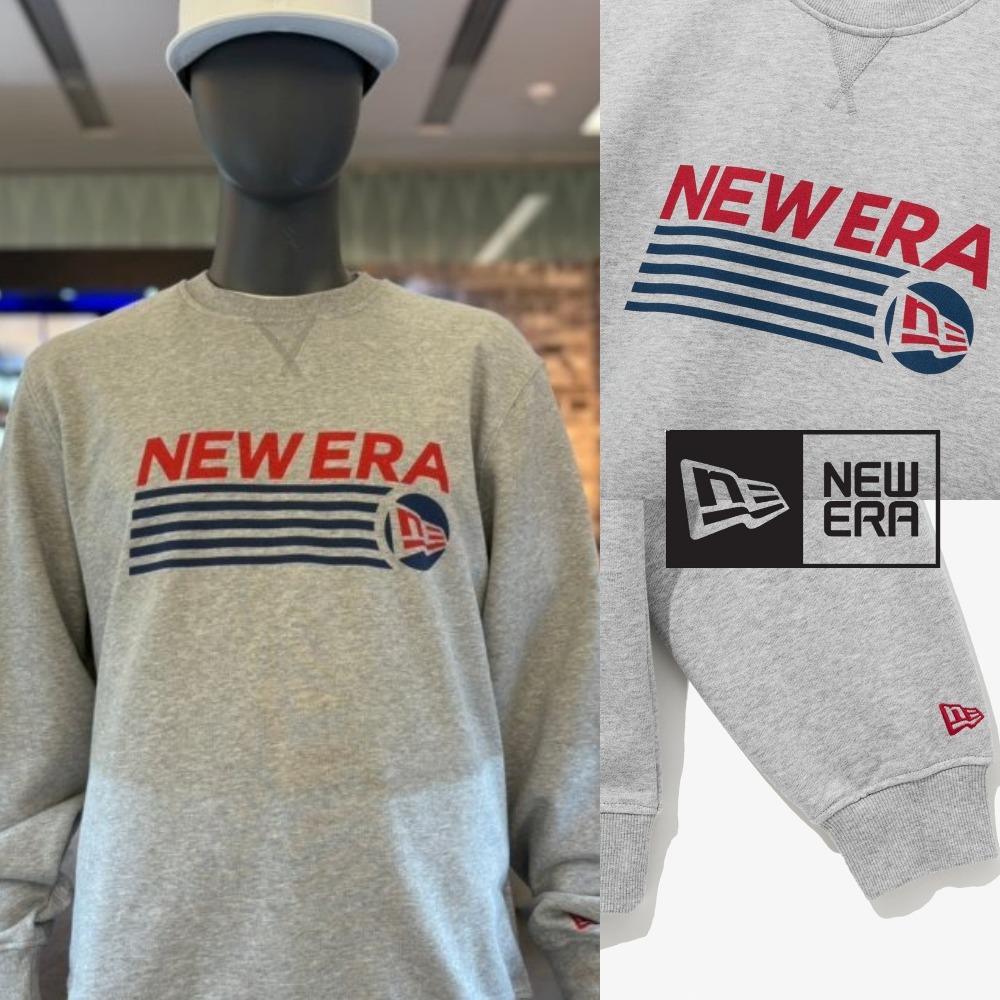 【Newera】USA Sports Sweatshirt Heather Gray 14397878