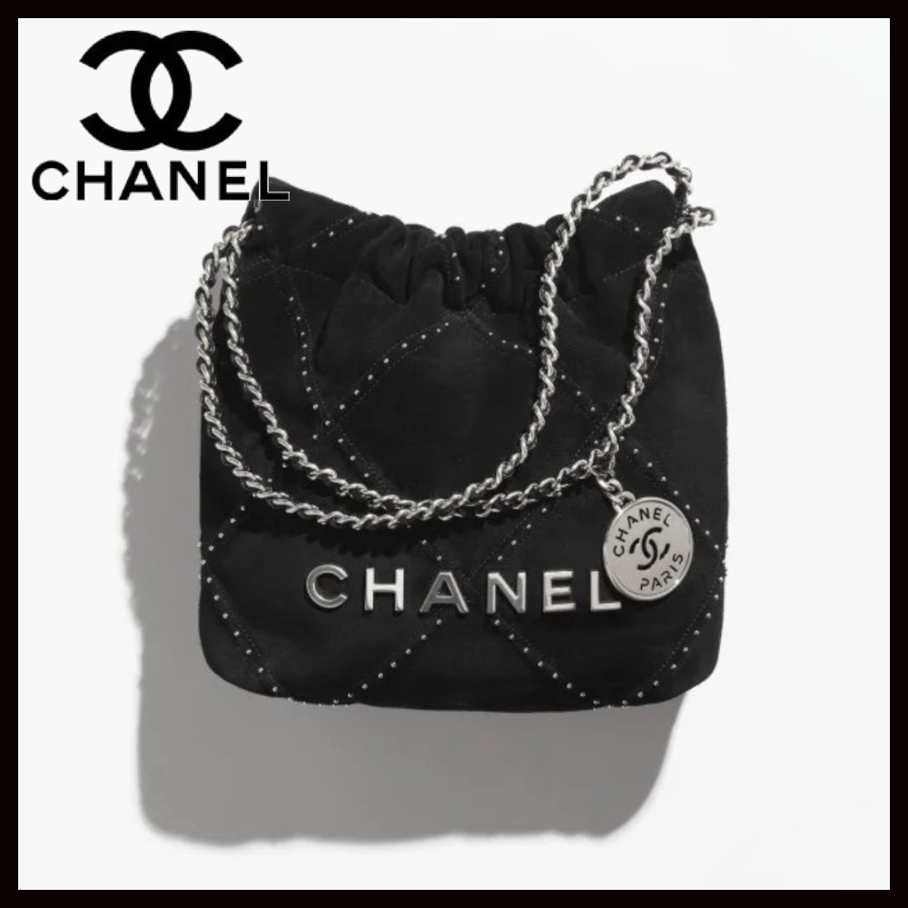 【スタッズラインがお洒落☆】CHANEL22 ミニショルダーバッグ