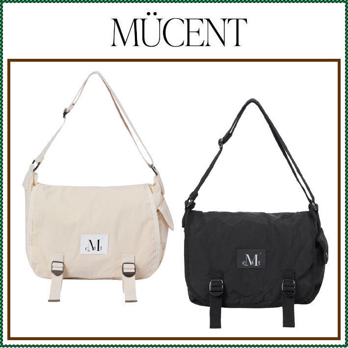 【MUCENT】 REKE DOUBLE BUCKLE CROSS BAG  /追跡付