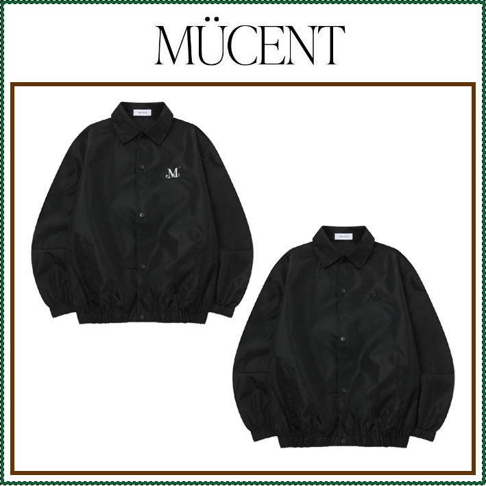 【MUCENT】 SIGNATURE MAIN SYMBOL COACH JACKET /追跡付