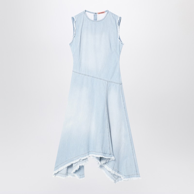 ワンピースその他 Acne Studios Light blue denim asymmetric dress