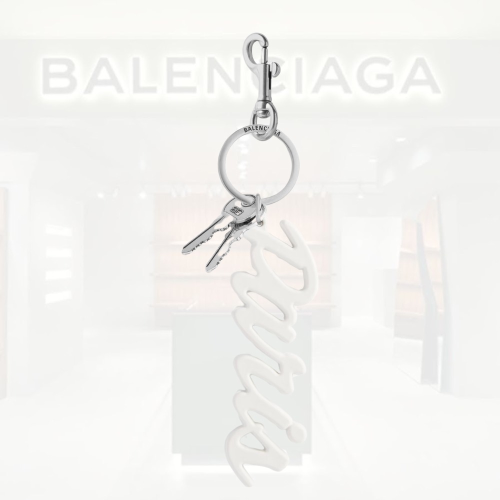 送料込+BALENCIAGA+チャーム/キーリング Paris