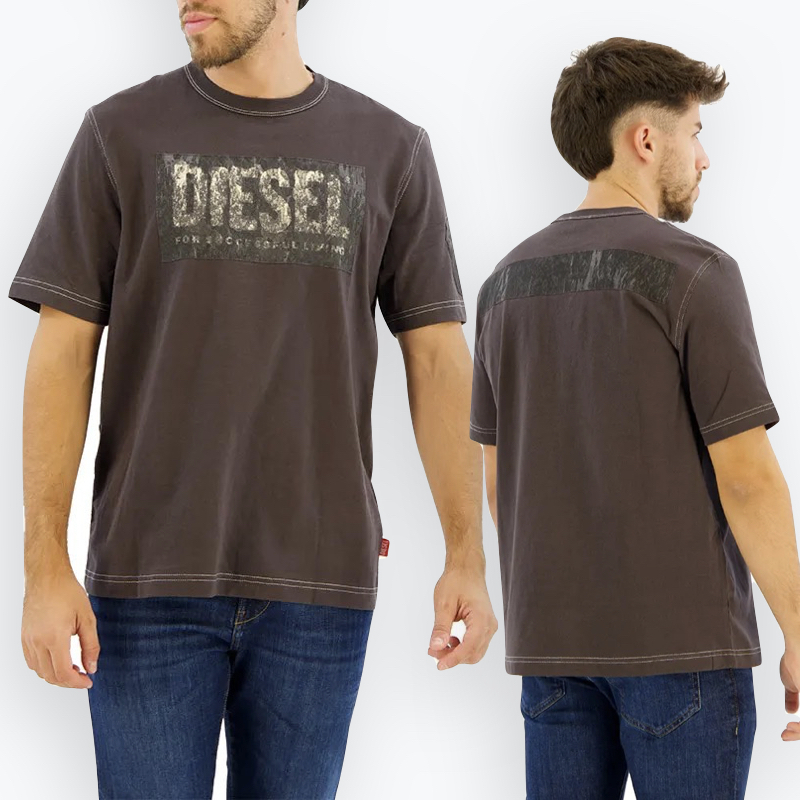 DIESELディーゼル★t-adjust-q1 半袖ロゴTシャツ 送関込